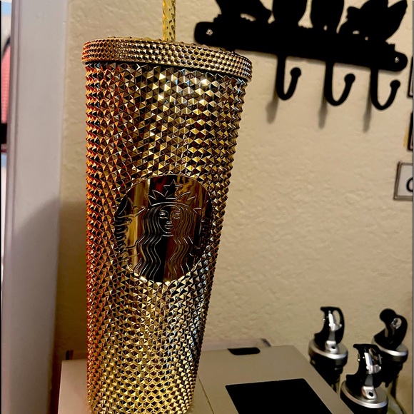 Starbucks 2022 Lg Holiday GOLD Tumbler
